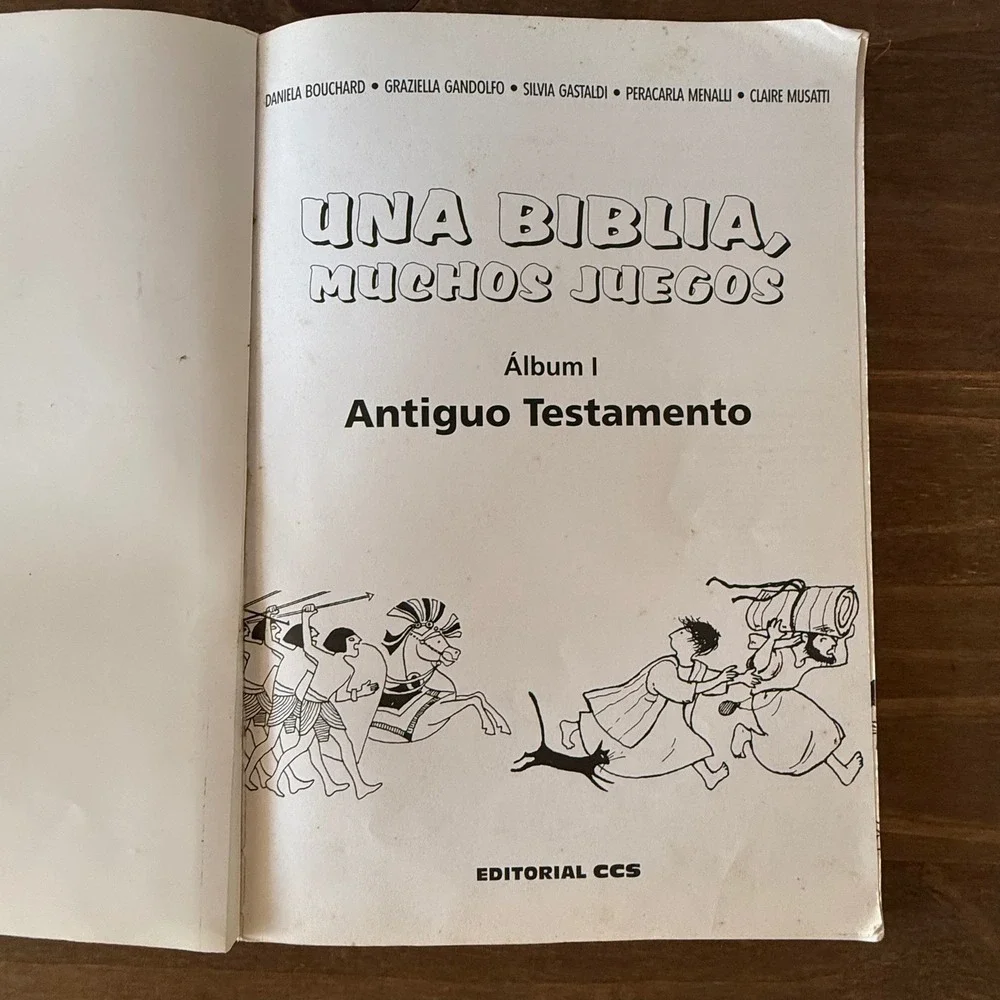 Una Biblia Muchos Juegos 1 Antiguo Testamento Spanish Bible Activity Book 2003